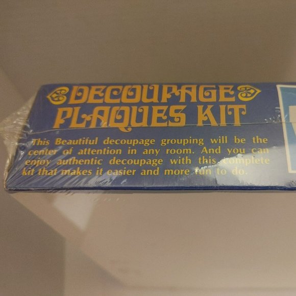 Decoupage Plaques Kit #12663 Owl Family by Cunningham Art Products Made in USA - Picture 3 of 7